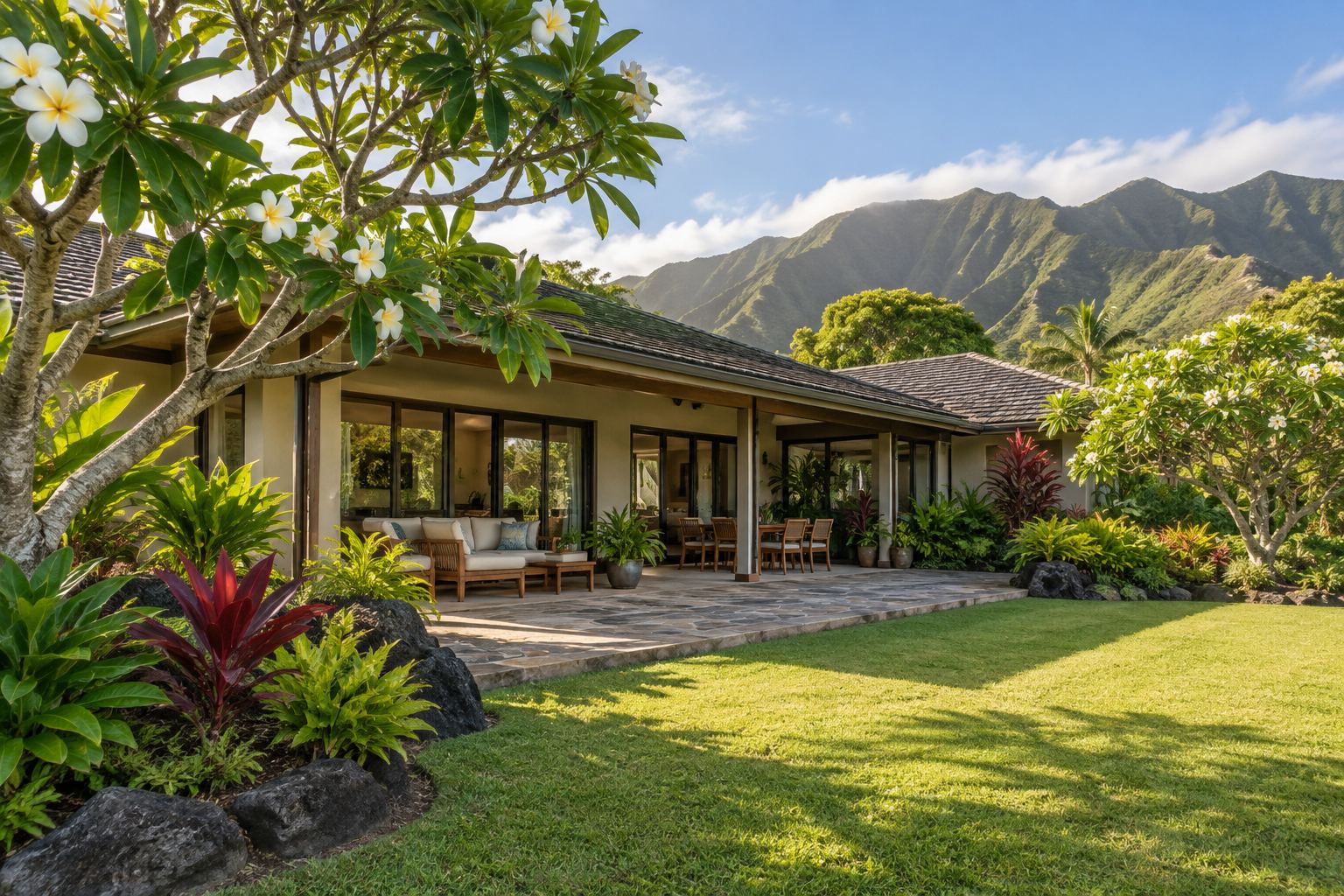 A Oahu home, illustrative